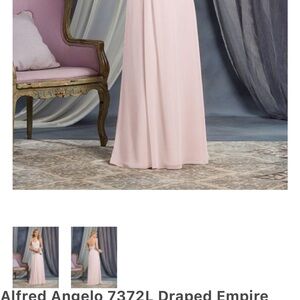 Alfred Angelo Mahogany Draped Empire Gown